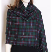 Stole, Wool, PLAIN weave, Galbraith Tartan